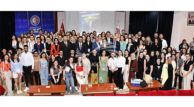 DAVUT DOĞAN İLE GİRİŞİMCİLİK SÖYLEŞİSİ GERÇEKLEŞTİRİLDİ