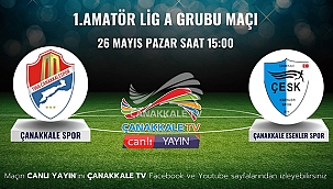 FUTBOL HEYECANI ÇANAKKALE TV'DE