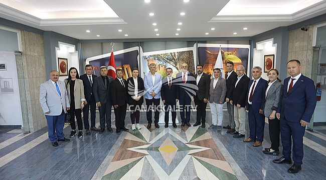 İL GENEL MECLİS VE CHP GRUBUNDAN VALİ AKTAŞ'A ZİYARET