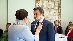 İSMAİL KAŞDEMİR'E LİYAKAT NİŞANI ONURSAL ÜYELİĞİ