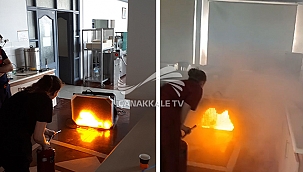 İTFAİYE MÜDÜRLÜĞÜ YANGIN TATBİKATLARINA DEVAM EDİYOR