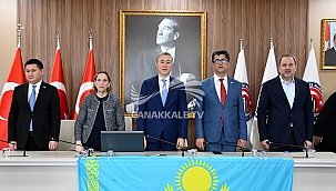 KAZAKİSTAN HEYETİ ÇOMÜ'DEYDİ