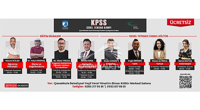 KPSS GENEL TEKRAR KAMPI DÜZENLENECEK