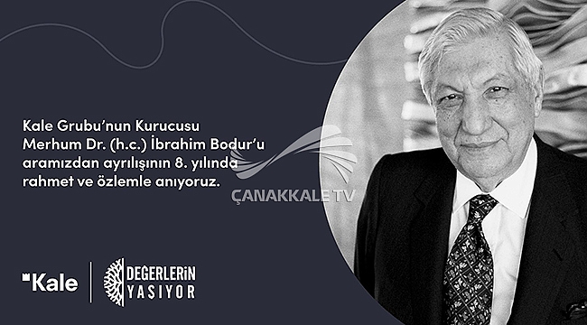 MERHUM İBRAHİM BODUR VEFATININ 8. YILINDA ANILACAK