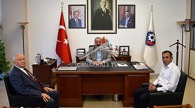 MURAT KÖSE, ÇTSO YÖNETİM KURULU BAŞKANI SELÇUK SEMİZOĞLU'NU ZİYARET ETTİ