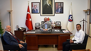 MURAT KÖSE, ÇTSO YÖNETİM KURULU BAŞKANI SELÇUK SEMİZOĞLU'NU ZİYARET ETTİ