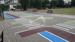 ÖĞRENCİLER İÇİN TRAFİK KURALLARI EĞLENCELİ HALE GETİRİLİYOR