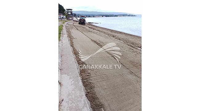SAHİLLERDE TEMİZLİK ÇALIŞMALARI SÜRÜYOR
