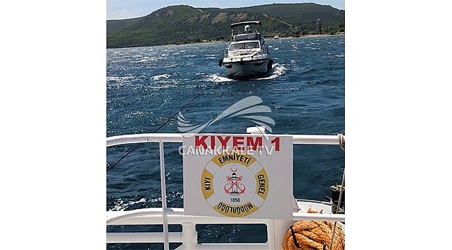 SÜRÜKLENEN TEKNE KURTARILDI