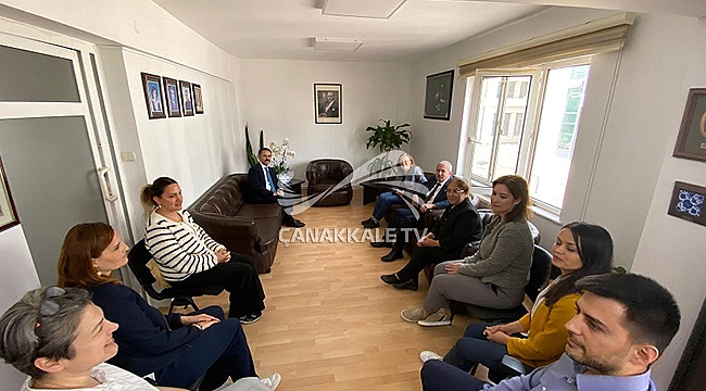 VALİ AKTAŞ ECZACILAR ODASINI ZİYARET ETTİ
