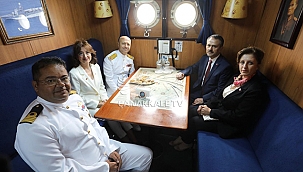 VALİ AKTAŞ TCG POYRAZ GEMİSİNİ ZİYARET ETTİ