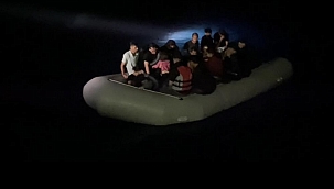 24 DÜZENSİZ GÖÇMEN KURTARILDI