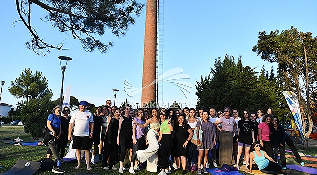 AÇIK HAVA YOGA ETKİNLİĞİ BAŞLADI