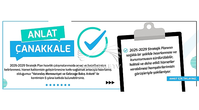 ANLAT ÇANAKKALE…