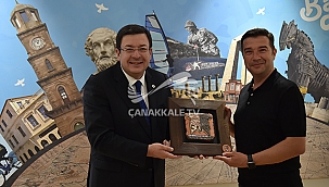 BAŞKAN ERKEK KONUKLARINI AĞIRLADI