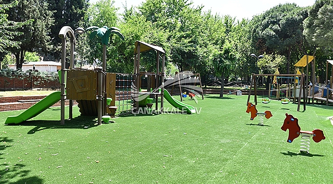 ÇANAKKALE'DE PARKLAR YENİLENİYOR