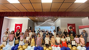 DERECEYE GİRENLER ÖDÜLLERİNİ ALDI