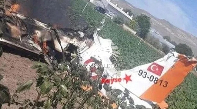 EĞİTİM UÇAĞI DÜŞTÜ 2 PİLOT ŞEHİT OLDU!
