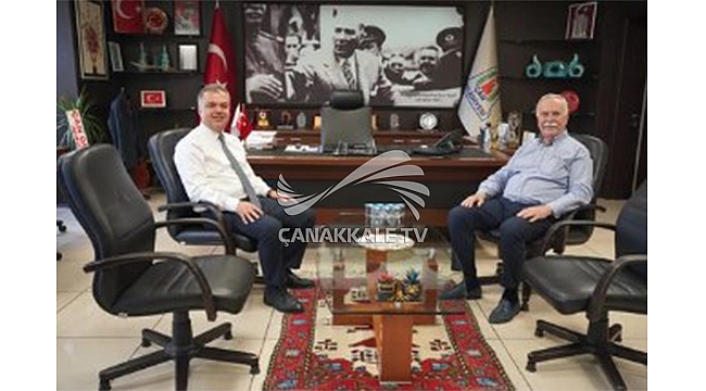 GÖKHAN'DAN ÇAN BELEDİYE BAŞKANI HARUN ARSLAN'A ZİYARET