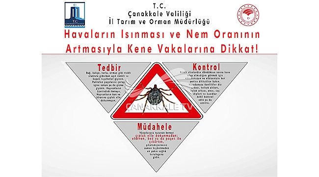 KENE MÜCADELESİ VE KENE İLE BULAŞACAK HASTALIKLARDAN KORUNMA YOLLARI