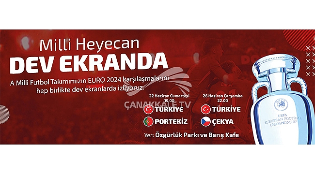 MİLLİ HEYECAN DEV EKRANDA