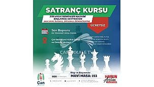 SATRANÇ KURSU BAŞLIYOR 