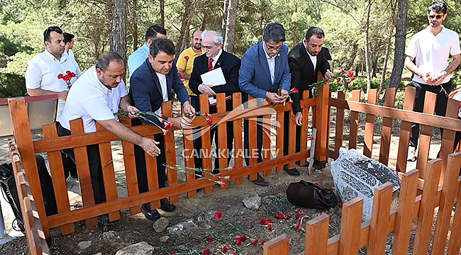 TABİP BİNBAŞI MEHMET İSMAİL BEY KABRİ BAŞINDA ANILDI