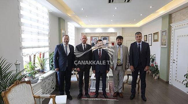 UKRAYNA İSTANBUL BAŞKONSOLOSU VALİ AKTAŞ'I ZİYARET ETTİ