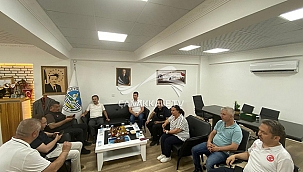 VALİ AKTAŞ'TAN GEYİKLİ BELEDİYESİNE ZİYARET