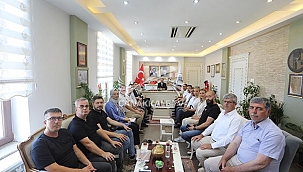 AK PARTİ İL BAŞKANLIĞINDAN VALİ AKTAŞ'A VEDA ZİYARETİ