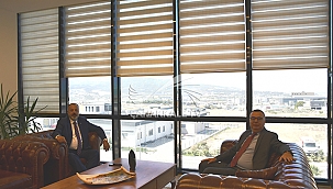 BAŞKAN ARSLAN'DAN ÇTSO YÖNETİM KURULU BAŞKANI SELÇUK SEMİZOĞLU'NA ZİYARET 