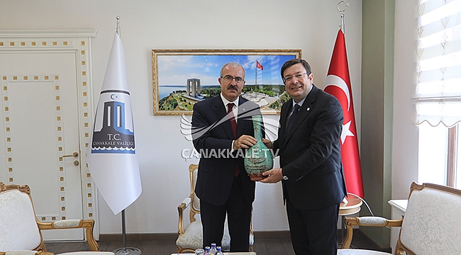 BAŞKAN ERKEK'TEN VALİ TORAMAN'A ZİYARET