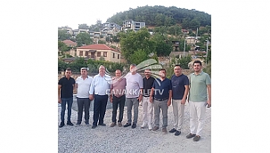 BAŞKAN ERTUĞRUL AYVACIK'TA İNCELEMELERDE BULUNDU