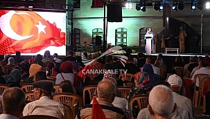 BİGA'DA 15 TEMMUZ MİLLİ BİRLİK VE DEMOKRASİ GÜNÜ PROGRAMI GERÇEKLEŞTİRİLDİ