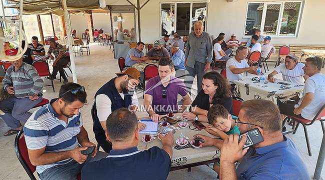 ÇANAKKALE'DE GERÇEKLEŞEN YANGININ HASARLARI TESPİT EDİLDİ 