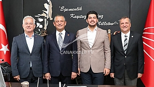 CHP ÇANAKKALE HEYETİNDEN ÖZEL'E ZİYARET