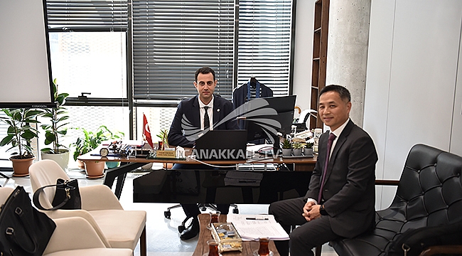 ÇİN BAŞKONSOLOS YARDIMCISINDAN ZİYARET