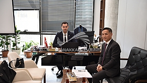 ÇİN BAŞKONSOLOS YARDIMCISINDAN ZİYARET