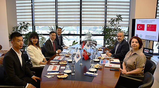 ÇİN HALK CUMHURİYETİ İSTANBUL BAŞKONSOLOS YARDIMCISI WU JIAN'DAN ÇTSO'YA ZİYARET