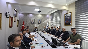 DEĞERLENDİRME VE KOORDİNASYON TOPLANTISI GERÇEKLEŞTİRİLDİ