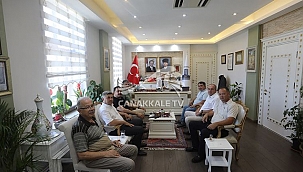 İL GENEL MECLİS BAŞKANI VE CHP GRUBUNDAN VALİ AKTAŞ'A ZİYARET