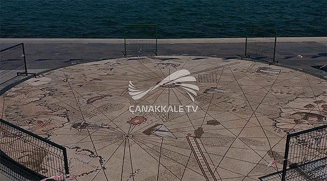 MOZAİK PİRİ REİS HARİTASI YENİLENDİ