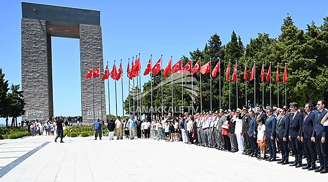 ŞEHİTLER ABİDESİ'NDE 15 TEMMUZ ANMA TÖRENİ YAPILDI