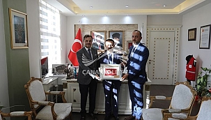 SENDİKA TEMSİLCİLERİNDEN VALİ AKTAŞ'A ZİYARET