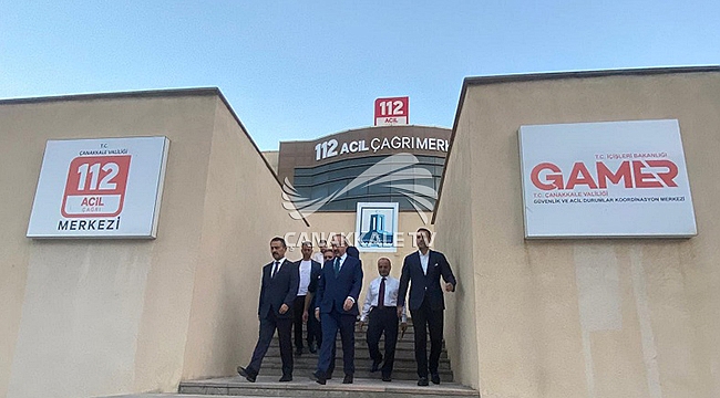 TURAN 112 ACİL ÇAĞRI MERKEZİ VE AFAD İL MÜDÜRLÜĞÜNÜ ZİYARET ETTİ
