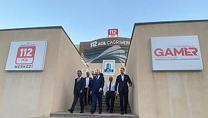 TURAN 112 ACİL ÇAĞRI MERKEZİ VE AFAD İL MÜDÜRLÜĞÜNÜ ZİYARET ETTİ