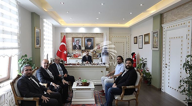 TÜRK ŞEHİTLİKLERİ İMAR VAKFI BAŞKANINDAN VALİ AKTAŞ' A ZİYARET