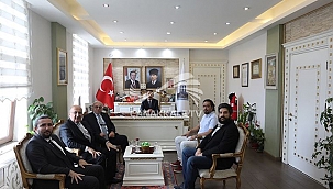 TÜRK ŞEHİTLİKLERİ İMAR VAKFI BAŞKANINDAN VALİ AKTAŞ' A ZİYARET