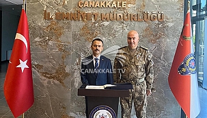 VALİ AKTAŞ'TAN VEDA ZİYARETİ