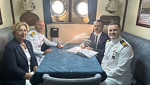 VALİ AKTAŞ TCG FIRTINA GEMİSİNİ ZİYARET ETTİ